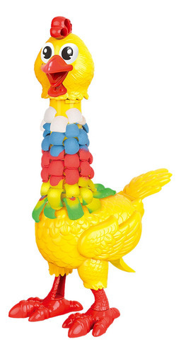 Conjunto De Galinha Com Penas Coloridas D D 108 Colocando Ov