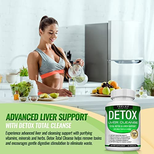 Fórmula De Suporte E Reparo Do Fígado Detox Cleanse - Limpa - Imagem 5