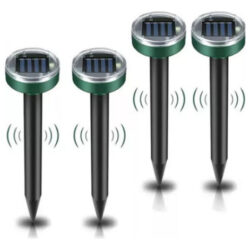 Repelente Espanta Cobra Escorpião Solar Ultrassônico 4pcs*
