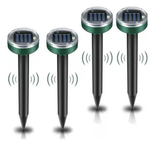 Repelente Espanta Cobra Escorpião Solar Ultrassônico 4pcs*