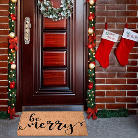Tapete De Porta Para Decoração De Natal Gnome Floor Mat Hall - Imagem 25