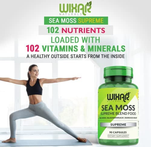 Cápsulas De Musgo Marinho Orgânico Wixar Naturals - Cápsula - Imagem 6