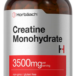 Suplemento Horbäach Cápsulas De Creatina Monohidratada 3500m