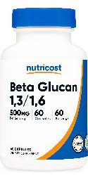 Suplemento Nutricost Beta Glucan 500mg 1,3/1,6 D-glucano 60 - Imagem 2