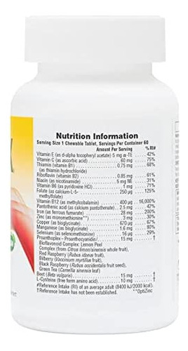 Naturesplus Hema-plex Iron - 60 Mixed Berry Mastigáveis - - Imagem 2