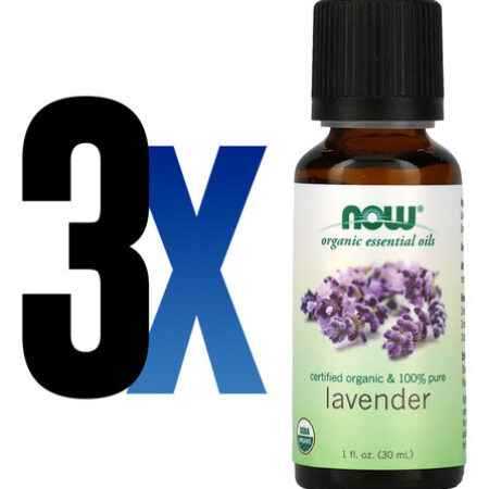 Óleo De Lavanda Now Foods 30 Ml Orgânico Importado 3un - Imagem 2