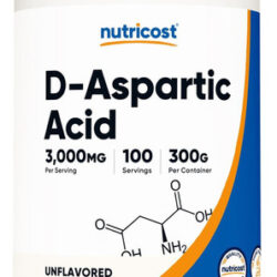 Nutricost Ácido D-aspártico (daa) Pó 300g - Ácido D Aspártic