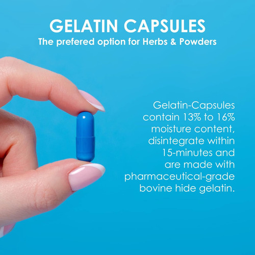 Capsulina Tamanho 0 Cápsulas De Gelatina Vazias, Transparent - Imagem 3