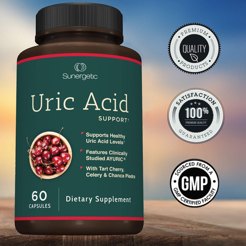 Suplemento Sunergetic Premium Uric Acid Support 60 Cápsulas - Imagem 5