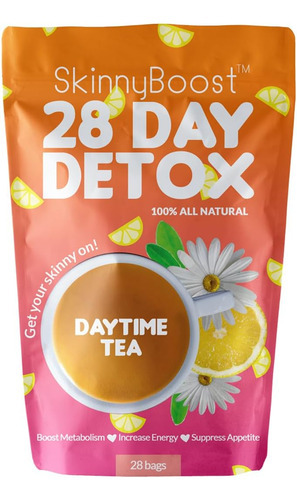 Skinnyboost 28 Day Detox Daytime Tea - (28 Saquinhos De Chá