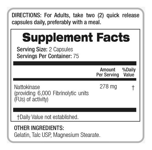 Fito Medics Lab - Nattokinase, Natto - 6000 Fu De Enzima Por - Imagem 5