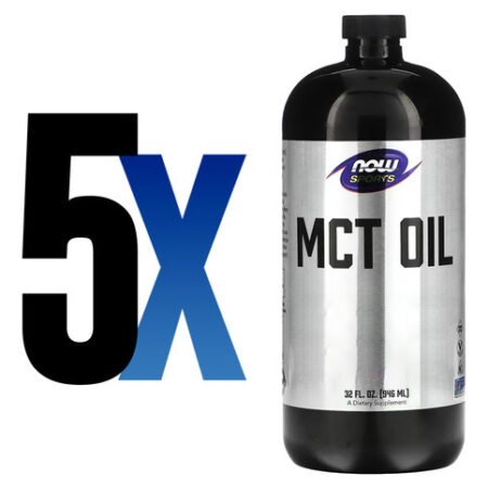Óleo De Mct Now Foods 946 Ml Puro Importado 5un - Imagem 2