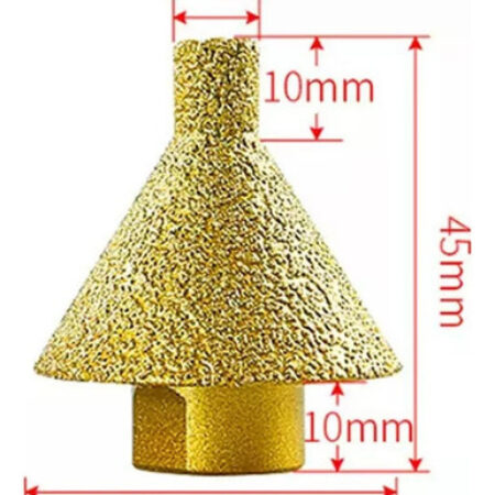Broca De Chanfro De Diamante, Broca De Porcelanato, 2 Unidad - Imagem 2