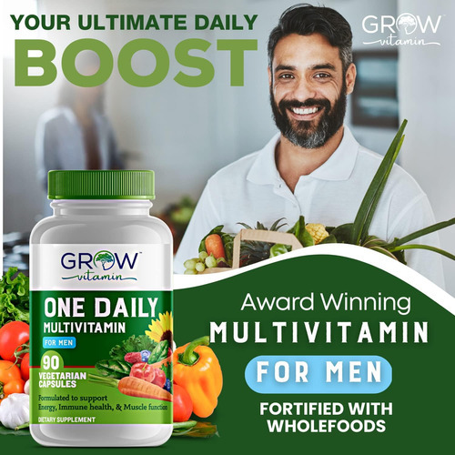 Um Multivitamínico Diário Para Homens - Com Vitaminas E Mine - Imagem 3