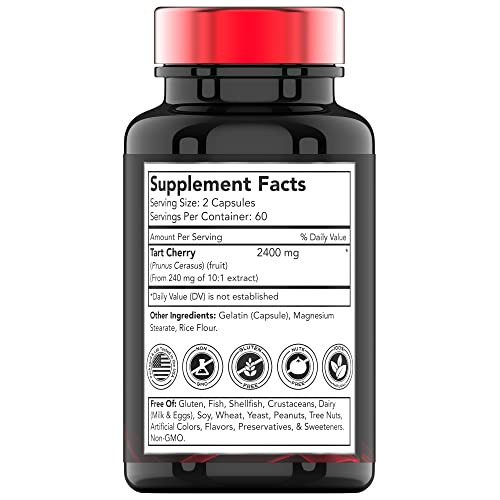 Cápsulas De Extrato De Cereja Ácida (2400 Mg - 120 Unidades) - Imagem 2