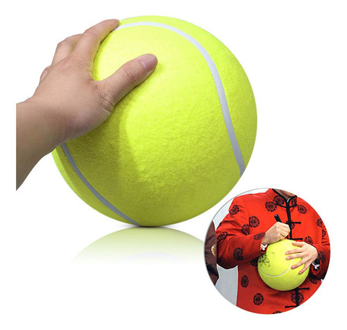 Bola De Tênis Gigante 24 Cm Pet Toy Assinatura Jumbo Big Ten - Imagem 6