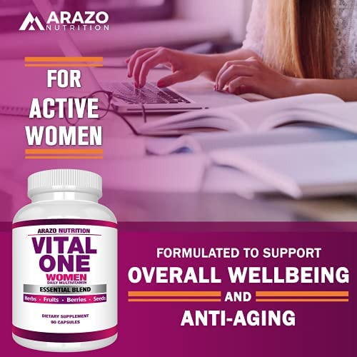 Arazo Nutrition Vital One Multivitamínico Para Mulheres - Su - Imagem 5