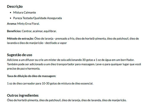 Mistura De Óleos Paz E Harmonia Now Foods 30ml Importado - Imagem 4
