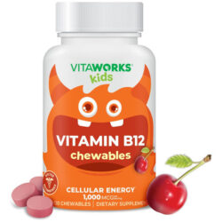 Vitamina B-12 Marca Vitaworks, 1000 Mcg, 120 Pastilhas