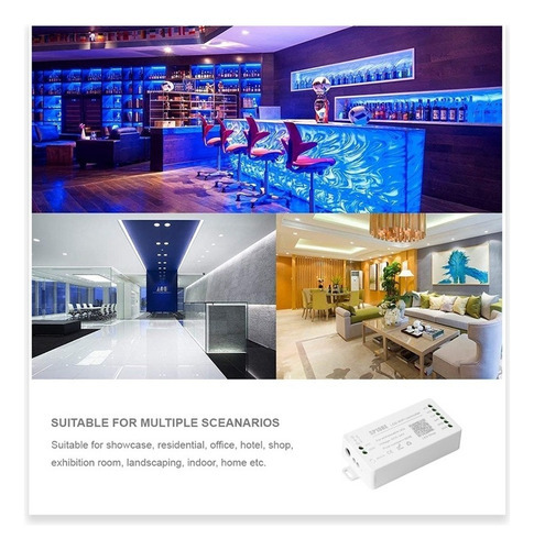 Controlador Led Mágico Sp108e Wifi Magic Módulo De Painel De - Imagem 2