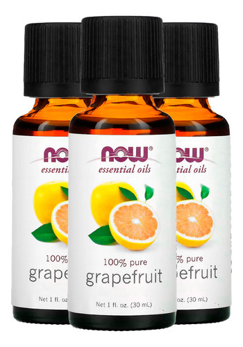 Óleo De Toranja Now Foods 30ml Puro Importado 3un