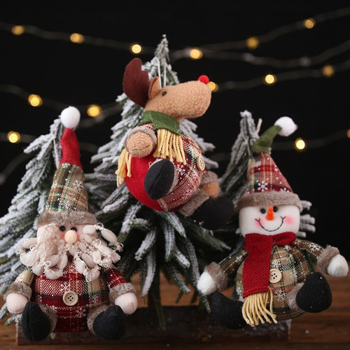 / Kit Trio: Boneco De Neve, Papai Noel, Renas, Natal, 24 - Imagem 2