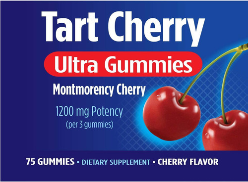 Natures Way Tart Cherry Ultra Gummies, Suporte Antioxidante - Imagem 2