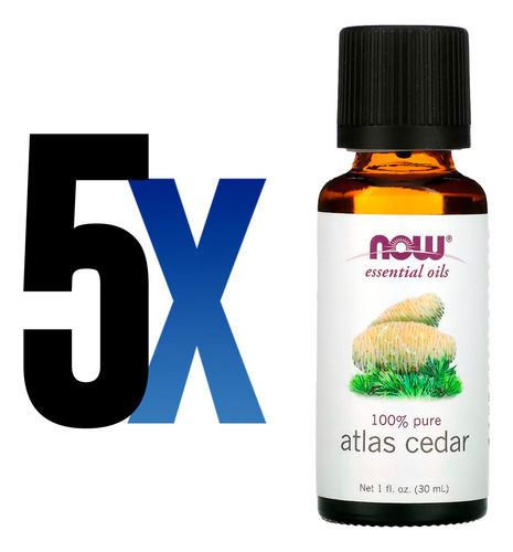 Óleo De Cedro Atlas Now Foods 30ml Puro Importado 5un - Imagem 2