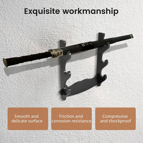 Suporte De Suporte De Parede Samurai Sword Katana De 3 Nívei - Imagem 4