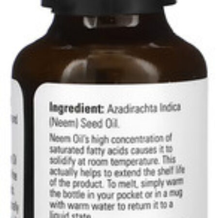 Óleo De Neem Now Foods 100% Pure 30ml Importado 5un - Imagem 4