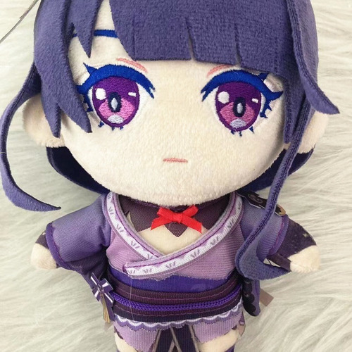 Lj Genshin Impact Raiden Shogun Boneca Pelúcia Brinquedo - Imagem 4