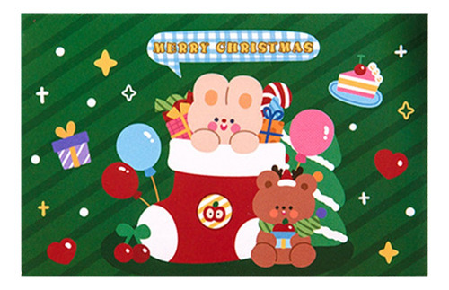 Cartões De Decoração De Natal, Desenhos Animados, Raspadinha - Imagem 3