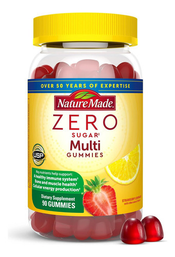 Gomas Multivitamínicas De Zero Açúcar Feitas Pela Natureza,
