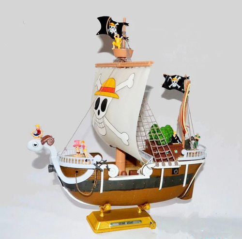 Brinquedos De Ação One Piece Thousand Meryl Boat Pirate Ship - Imagem 3