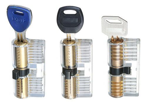 Conjunto De Treinamento De Cadeados Lockpicking Tools Locksm - Imagem 2