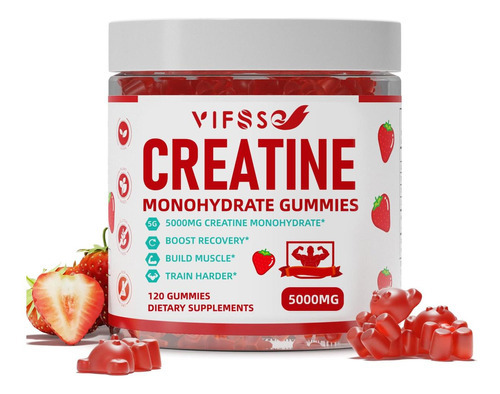 Gummies De Monohidratos De Creatina Vifssg 5 G Para Homens E