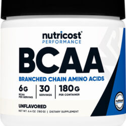 Bcaa Em Pó Nutricost Sem Sabor 30 Porções 180g