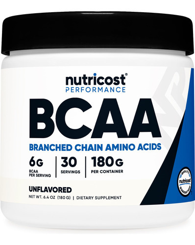 Bcaa Em Pó Nutricost Sem Sabor 30 Porções 180g