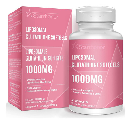 Starehonorr Lipossomal Glutationa Softgels 1500mg, Suplement
