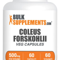 Suplemento Bulksupplements.com Extrato De Coleus Forskohlii