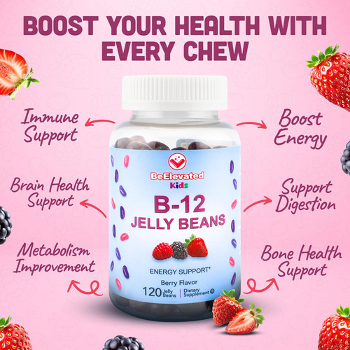 Beelevated B12 Jelly Beans - Gomas De Vitaminas Mastigáveis - Imagem 2