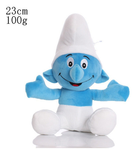 6 Unidades / Conjunto Smurf Boneca De Pelúcia Brinquedo - Imagem 3