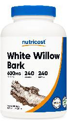 Suplemento Nutricost White Willow Bark 600mg 240 Cápsulas - Imagem 2