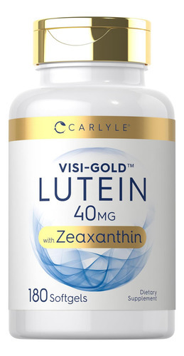Carlyle Luteína E Zeaxantina 40 Mg | 180 Cápsulas Gelatinosa