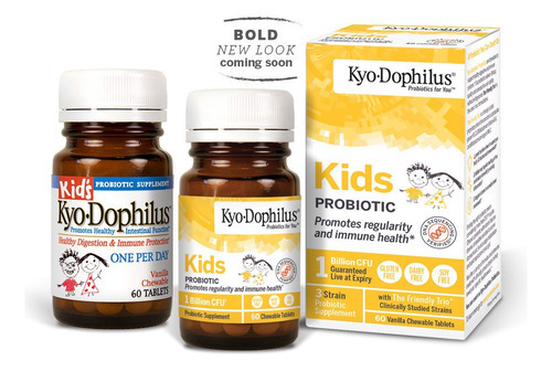 Suplemento Probiótico Kyolic Kyo-dophilus Kids 60 Comprimido - Imagem 7