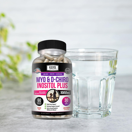 Kaya Naturals Myo & D-chiro Inositol Plus Suporte Para Mulhe - Imagem 6