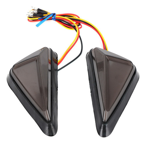 2pcs Universal L Forma Triangular Indicador Led Motocicleta - Imagem 3