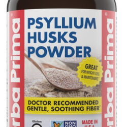 Pó De Fibra De Casca De Psyllium De Yerba Prima, 12 Onças -