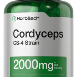 Cápsulas De Cogumelo Cordyceps Horbäach 2000 Mg | Contagem 2