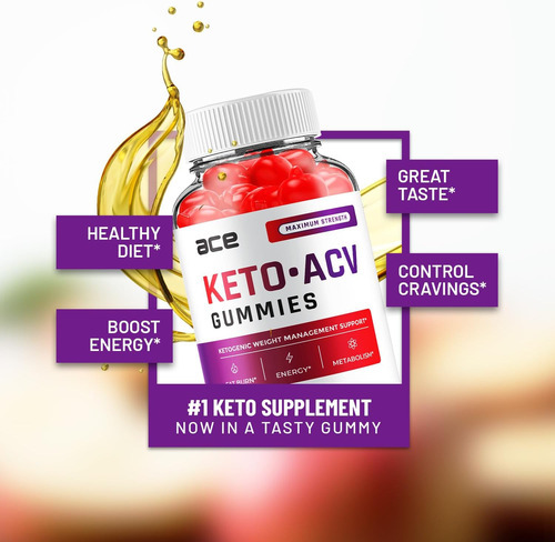 Gomas Ace Keto Acv - Fórmula Avançada Ace Keto Mais Gomas Ac - Imagem 3